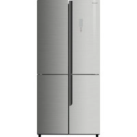 Четырёхдверный холодильник Weissgauff WCD 450 Inox Glass NoFrost Inverter