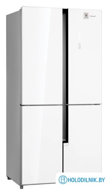 Четырёхдверный холодильник Weissgauff WCD 450 WG NoFrost Inverter