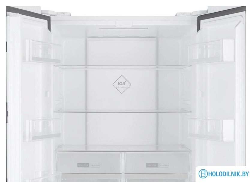 Четырёхдверный холодильник Weissgauff WCD 450 WG NoFrost Inverter