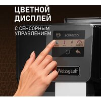 Кофемашина Weissgauff WCM-330 TFT Touch Cappuccino Nero