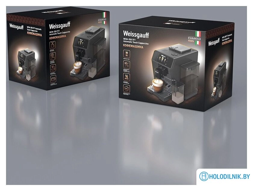 Кофемашина Weissgauff WCM-358 TFT Automatic Touch Cappuccino