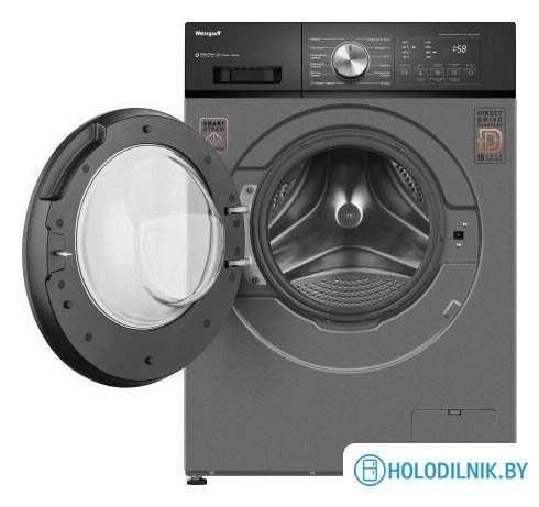 Стиральная машина Weissgauff WM 45127 Direct Drive Inverter Steam Deep Grey