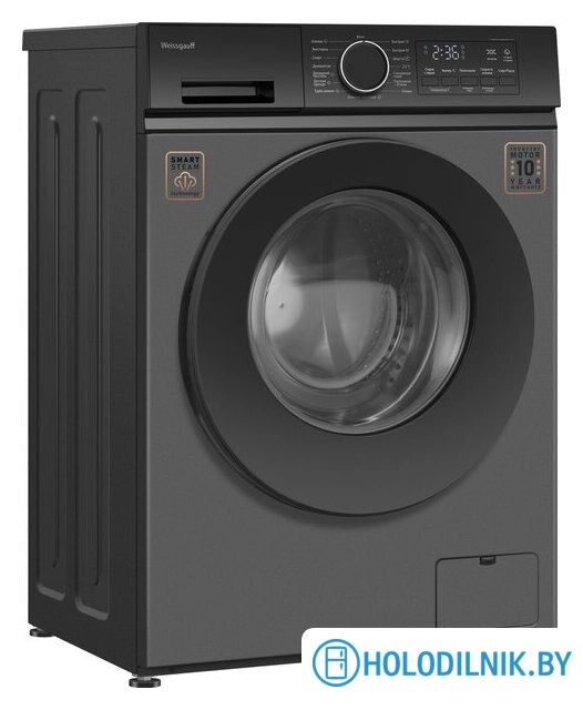 Стиральная машина Weissgauff WM 48128 Inverter Steam Grey