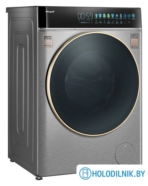 Стиральная машина Weissgauff WM 58411 Direct Drive Inverter Premium Steam Steel