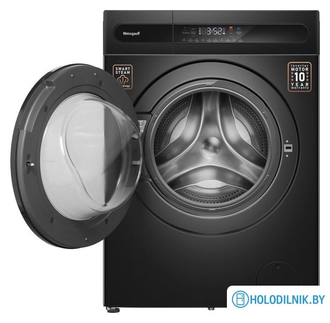 Стирально-сушильная машина Weissgauff WMD 46148 DC Inverter Steam Black