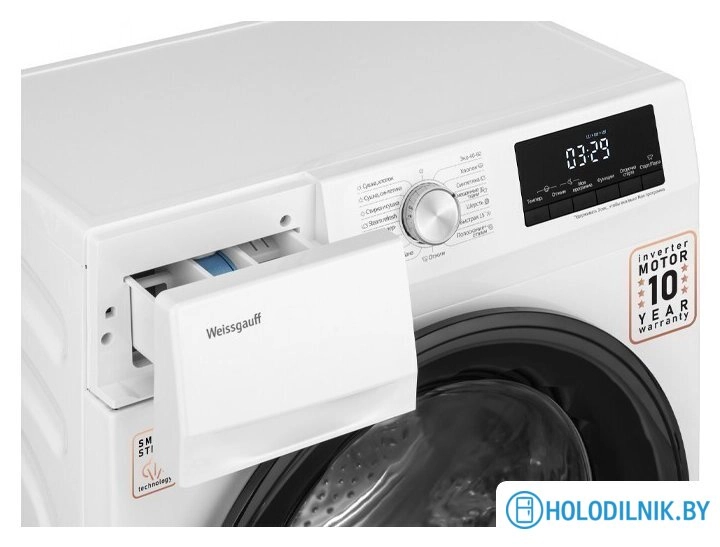 Стирально-сушильная машина Weissgauff WMD 6148 DC Inverter Steam