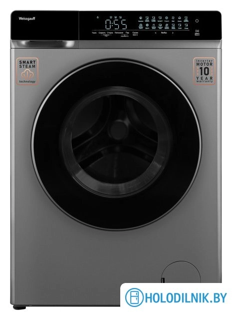 Стирально-сушильная машина Weissgauff WMD 888 Touch Inverter Steam Silver