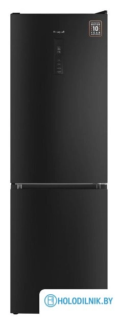 Холодильник Weissgauff WRK 185 Total NoFrost Inverter Black Inox