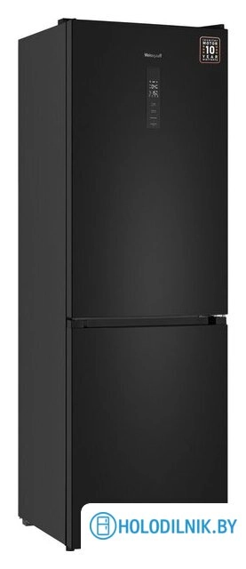 Холодильник Weissgauff WRK 185 Total NoFrost Inverter Black Inox