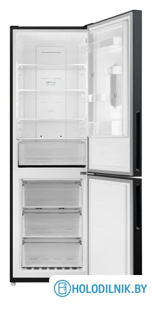 Холодильник Weissgauff WRK 1850 D Full NoFrost Black Glass