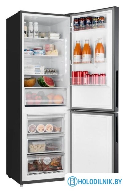 Холодильник Weissgauff WRK 1850 D Full NoFrost Black Glass