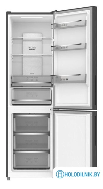 Холодильник Weissgauff WRK 195 D Full NoFrost Rock Glass