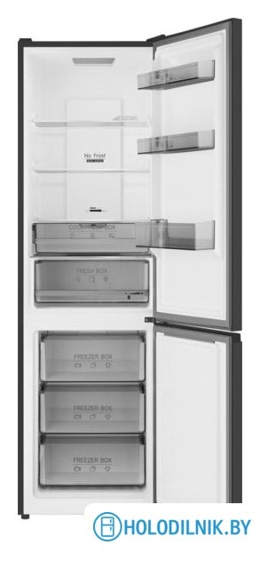 Холодильник Weissgauff WRK 2000 Total NoFrost Inverter Dark Grey