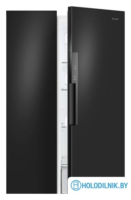 Холодильник side by side Weissgauff WSBS 550 Built-in NoFrost Inverter Black