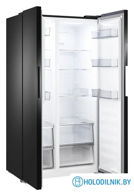 Холодильник side by side Weissgauff WSBS 550 Built-in NoFrost Inverter Black