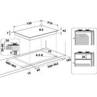 Варочная панель Whirlpool GMWL728/IXL