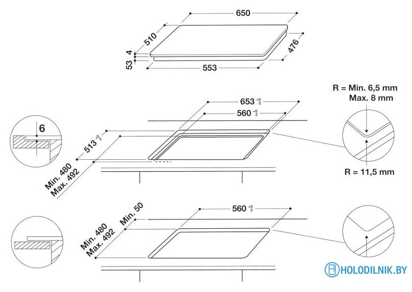 Варочная панель Whirlpool SMP 658C/BT/IXL