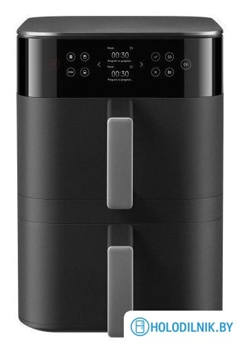 Аэрогриль (аэрофритюрница) Xiaomi Smart Double Stack Air Fryer 12L MAF-DS1201 (черный)