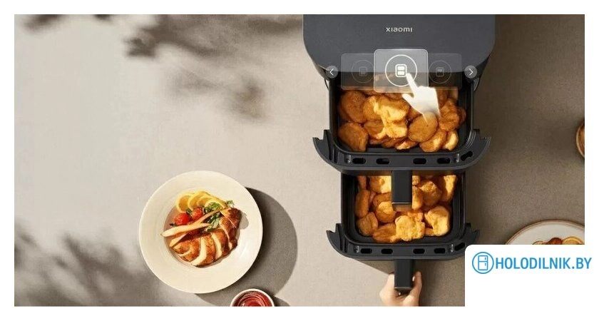 Аэрогриль (аэрофритюрница) Xiaomi Smart Double Stack Air Fryer 12L MAF-DS1201 (черный)