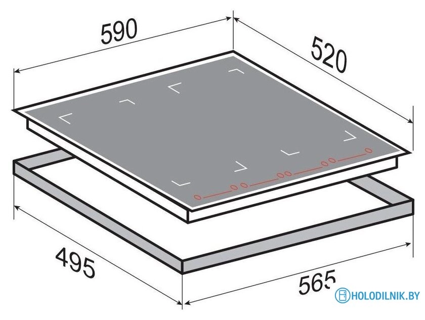 Варочная панель Zigmund & Shtain CI 29.6 B