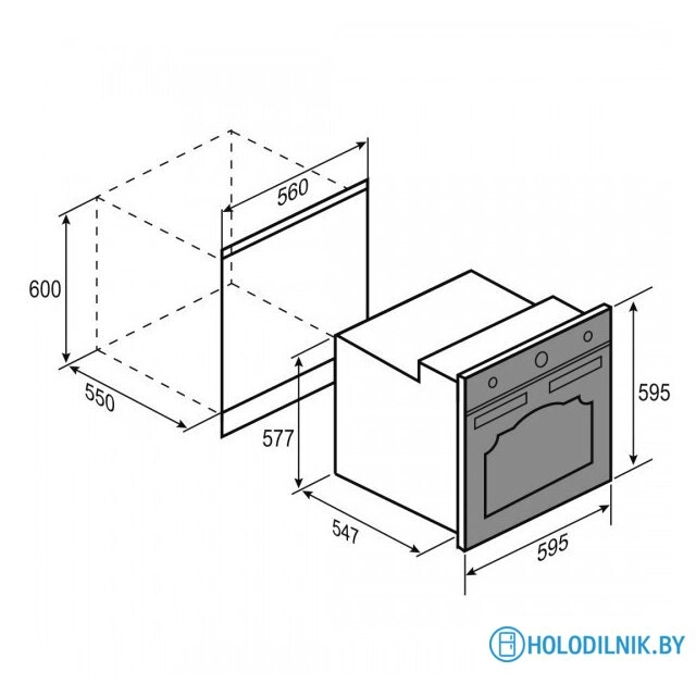 Электрический духовой шкаф Zigmund & Shtain E 156 X