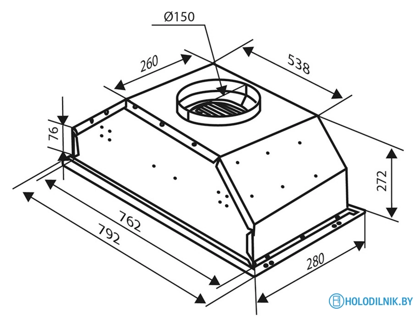 Кухонная вытяжка Zigmund & Shtain K 011.7 B