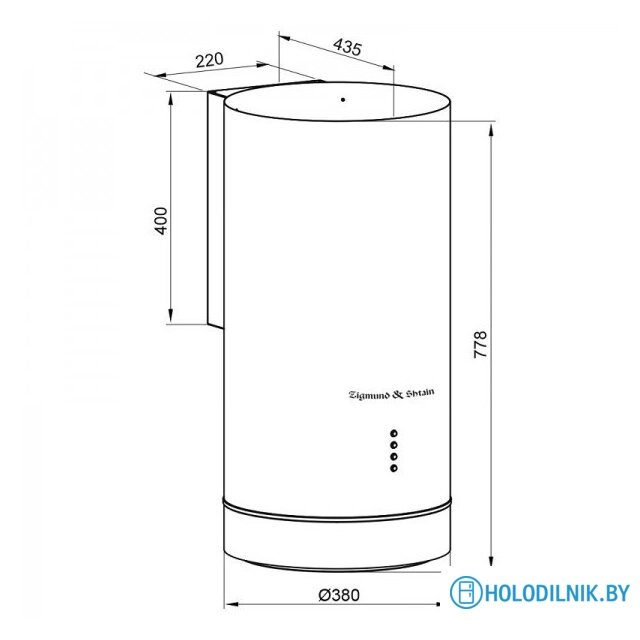 Кухонная вытяжка Zigmund & Shtain K 013.4 W
