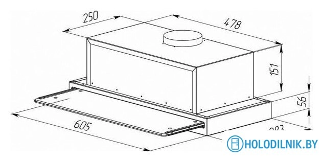 Кухонная вытяжка Zigmund & Shtain K 015.6 W