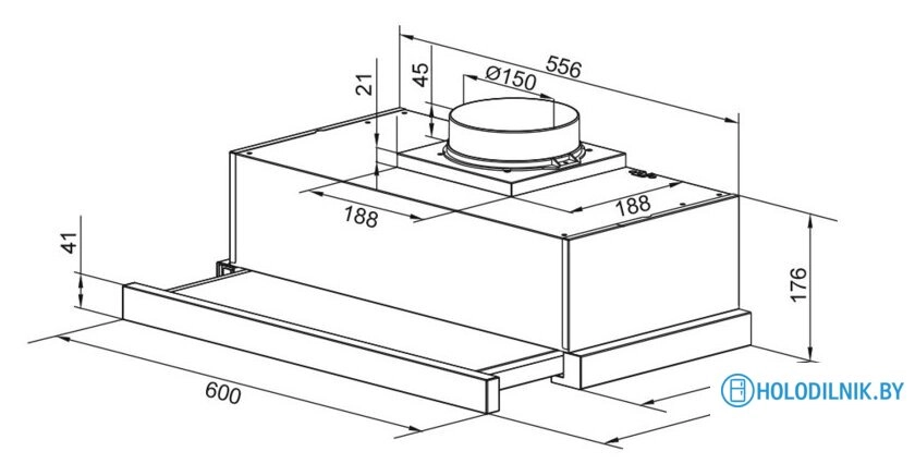 Кухонная вытяжка Zigmund & Shtain K 017.6 S