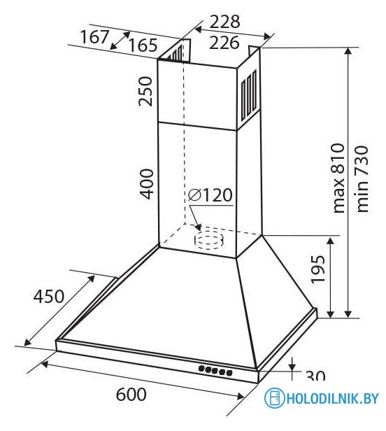 Кухонная вытяжка Zigmund & Shtain K 139.6 B