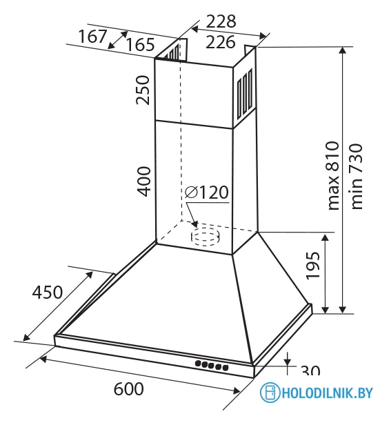Кухонная вытяжка Zigmund & Shtain K 139.6 S