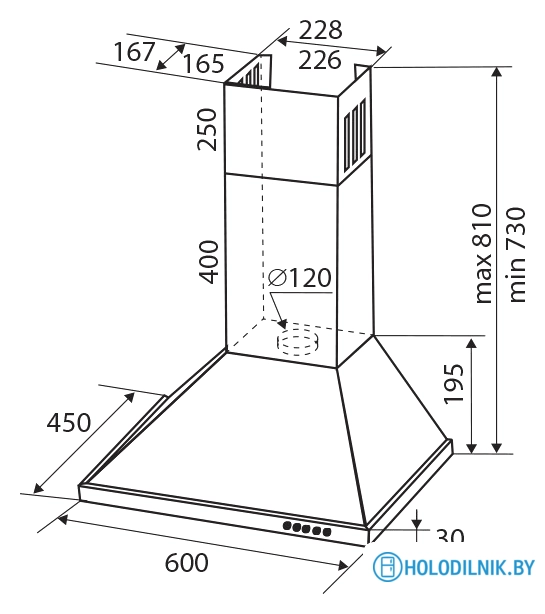Кухонная вытяжка Zigmund & Shtain K 139.6 W
