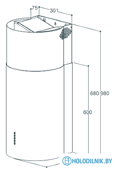 Кухонная вытяжка Zigmund & Shtain K 333.41 W