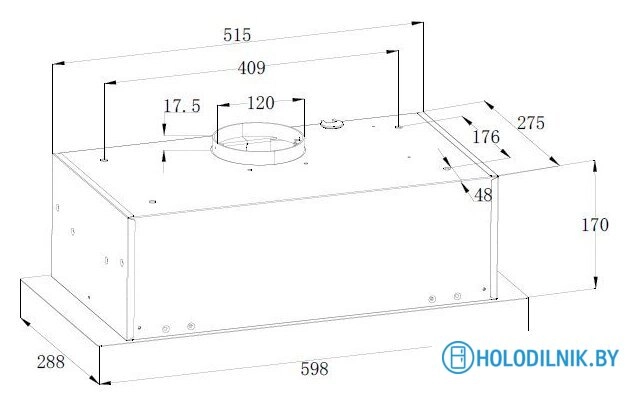 Кухонная вытяжка ZorG Basta 750 60 M (белый)