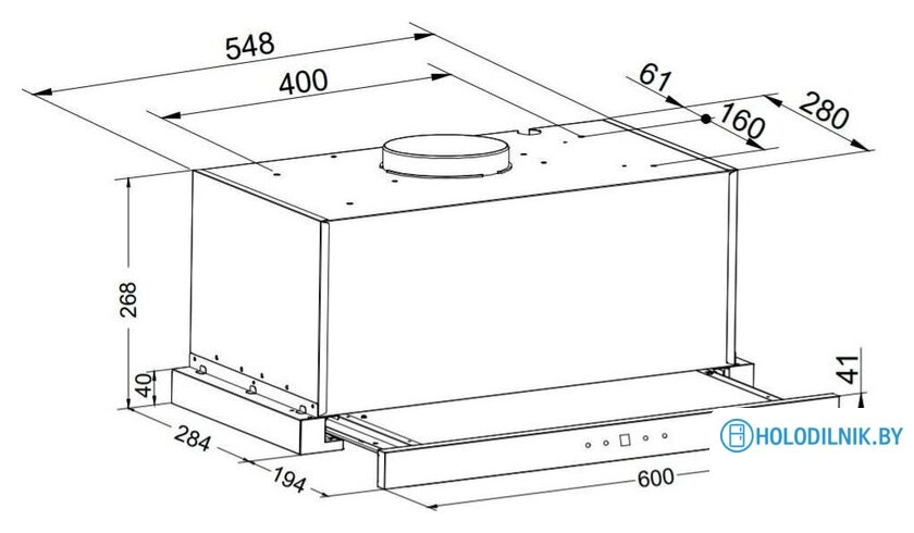 Кухонная вытяжка ZorG Turbo 1200 60 S (черный)