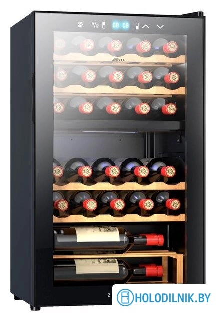 Винный шкаф ZUGEL ZCWF331DB Dual Zone