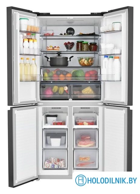 Четырёхдверный холодильник ZUGEL ZRCD430B
